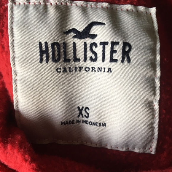 Red Hollister Hoodie - Picture 2 of 2